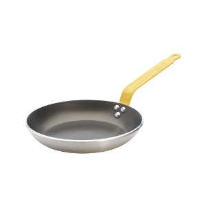 Pan friochta neamh-bata, 24 cm, "CHOC HACCP", buí - de Buyer