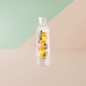 Twist'n Sparkle Virtuoso gāzēšanas pudele, 950 ml, Ivory - iSi