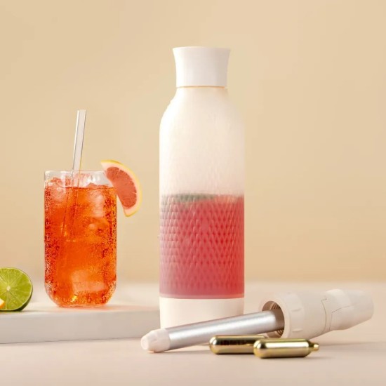 Twist'n Sparkle Virtuoso gāzēšanas pudele, 950 ml, Ivory - iSi