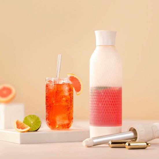 Twist'n Sparkle Virtuoso gāzēšanas pudele, 950 ml, Ivory - iSi