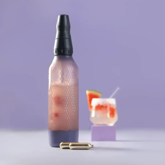 Twist'n Sparkle Virtuoso carbonatiefles, 950 ml, Lilac - iSi