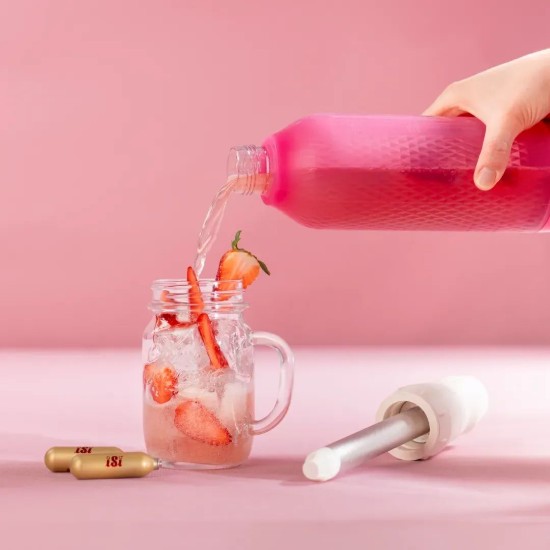 Tvist'n Sparkle Virtuozna boca za karbonizaciju, 950 ml, Candy - iSi