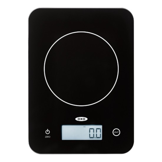 Elektronik mutfak terazisi, camdan yapılmış, 5 kg - OXO