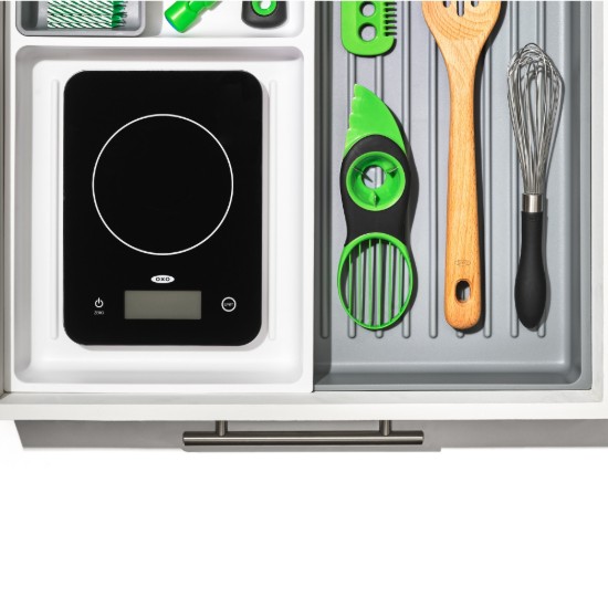 Elektroniskie virtuves svari, izgatavoti no stikla, 5 kg - OXO