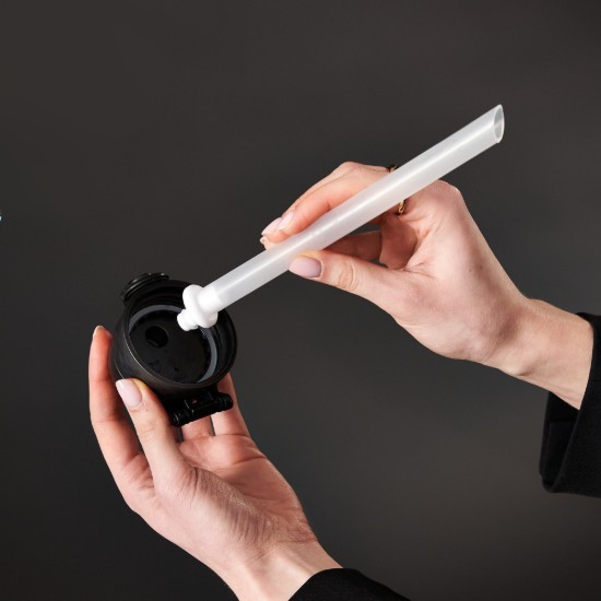 Återanvändbart halm, recyclon™, storlek M, Transparent - Ion8