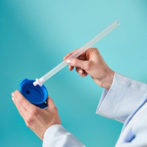 Reusable straw, recyclon™, size L, Transparent - Ion8