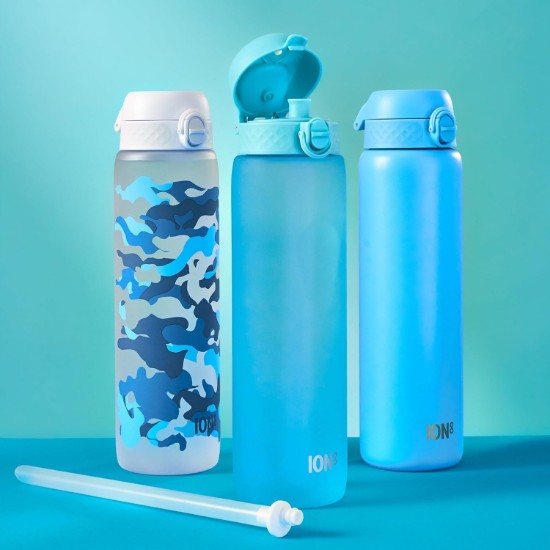 Atkārtoti lietojami salmi, recyclon™, L izmērs, caurspīdīgs - Ion8