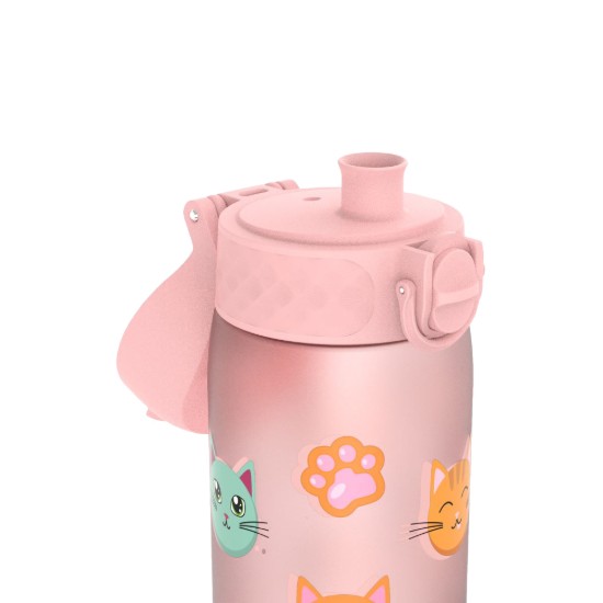 Vannflaske for barn "SLIM", recyclon, 500 ml, Cats - Ion8