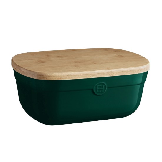Bread box, ceramics, 35.5 x 25 cm, Cedar - Emile Henry