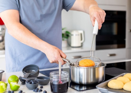 Putu noņēmējs, nerūsējošais tērauds, 35,5 cm, "Classic", Porcelain White - KitchenAid