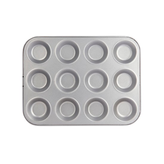 Mafinu panna, 12 dobumi, tērauds, 31,5 x 24 cm - Kitchen Craft