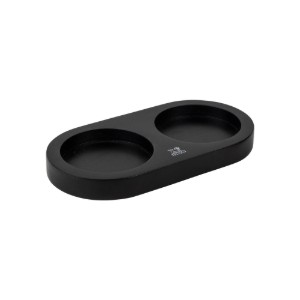 Stand for 2 grinders, without handle, bamboo, "Linea", Matte Black - Peugeot