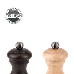 Set mit 2 Salz- und Pfeffermühlen, 10 cm, "Bistro Z", Natural&Chocolate – Peugeot