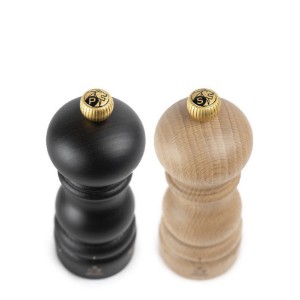 Set aus 2 Salz- und Pfeffermühlen, 18 cm, „Paris u'Select Z“, Schokolade & Natur – Peugeot
