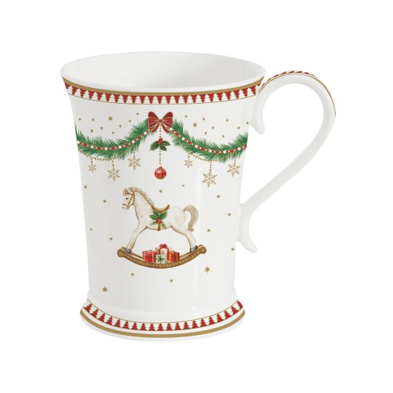 2-piece porcelain mug set, 300ml, "Magie de Noel" - Easy Life