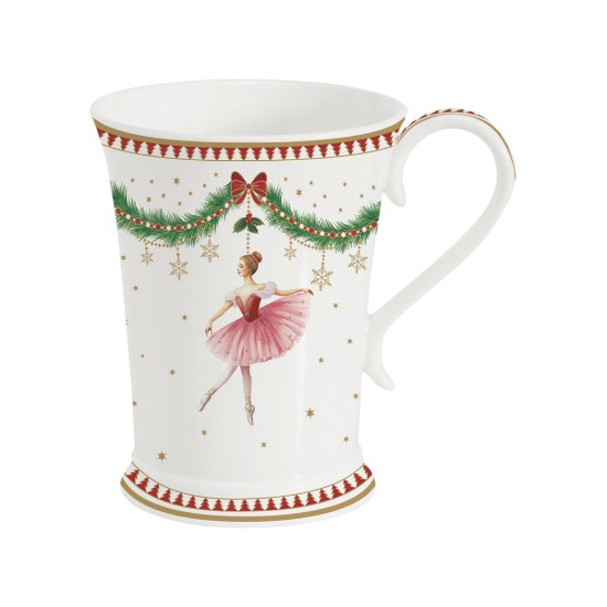 2-piece porcelain mug set, 300ml, "Magie de Noel" - Easy Life
