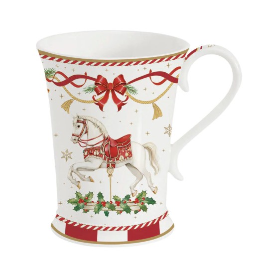 Set of 2 porcelain mugs, 300ml, "Christmas Tale" - Easy Life