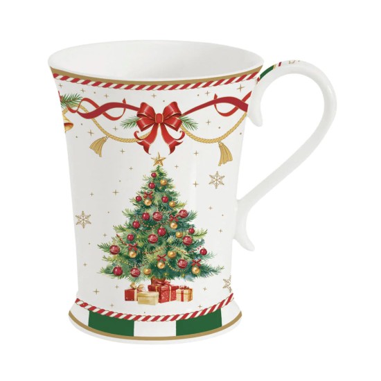 Set of 2 porcelain mugs, 300ml, "Christmas Tale" - Easy Life