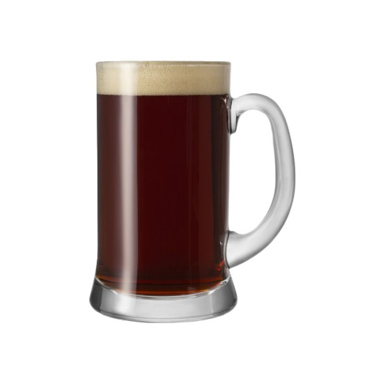 Beer pint, made from glass, 580 ml, "Icon" - Borgonovo 