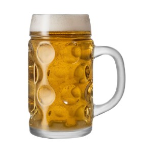 Beer pint, 600 ml, glass, "Don" - Borgonovo