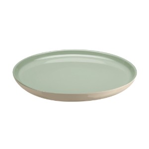 Ceramic plate, 28cm, "Epicure", Cool Mint - Emile Henry