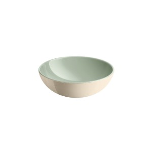 Salad bowl, ceramics, 15.5cm/0.4L, "Epicure", Cool Mint - Emile Henry