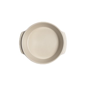 Round mini-cookware, ceramic, 15 cm/0.5L, "Solo", Opal - Emile Henry
