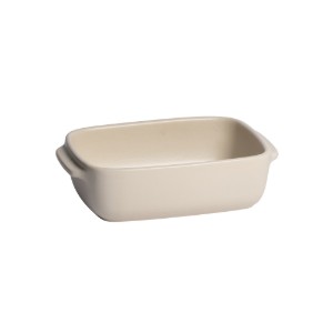 Rectangular mini-cookware, ceramic, 18.5 x 12cm / 0.55 L, "Solo", Opal - Emile Henry