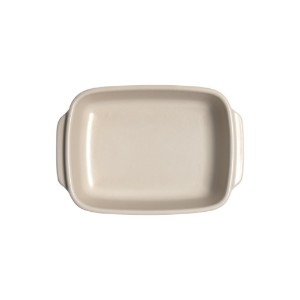 Rectangular mini-cookware, ceramic, 18.5 x 12cm / 0.55 L, "Solo", Opal - Emile Henry