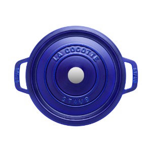 Cocotte kookpot, gietijzer, 26cm/5,2L, Dark Blue - Staub