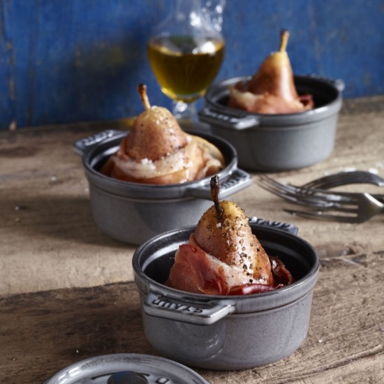 Mini-Cocotte cooking pot, cast iron, 10cm/0.25L, Graphite Grey - Staub