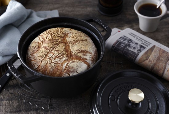 Cocotte-keittoastia, valurauta, 22 cm/2.6L, Black - Staub