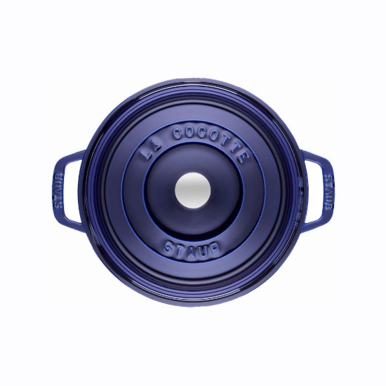 Cocotte cooking pot, cast iron, 22cm/2,6L, Dark Blue - Staub