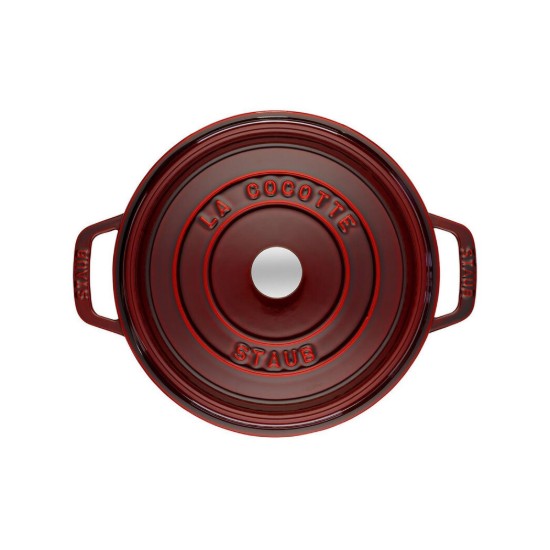 Cocotte keedupott, malm, 22 cm/2.6L, Grenadine  - Staub