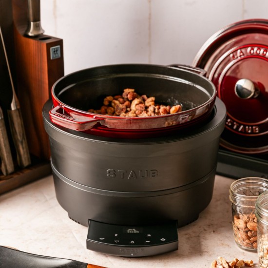 Lonac za kuhanje Cocotte od lijevanog željeza, 24 cm/3,8 l, Grenadine - Staub