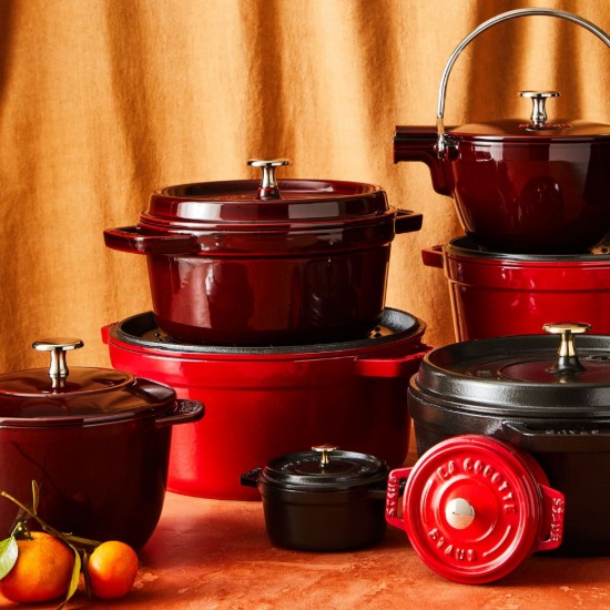 Lonac za kuhanje Cocotte od lijevanog željeza, 24 cm/3,8 l, Grenadine - Staub