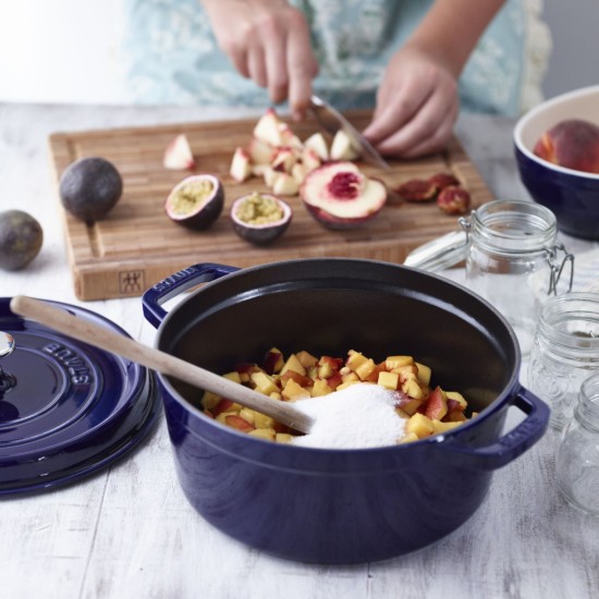 Cocotte cooking pot, cast iron, 24 cm/3.8 l, Dark Blue - Staub