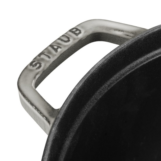 Cast iron Cocotte cooking pot, 24 cm/3.8L, Graphite Grey - Staub