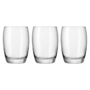 Komplekts ar 3 ūdens glāzēm, izgatavotas no stikla, 340 ml, "Aurelia" - Borgonovo