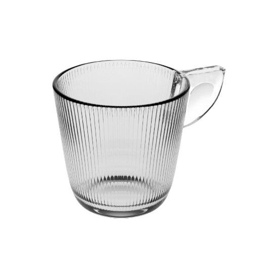 Cappuccino cup, made from glass, 280 ml, "Some Lines" - Borgonovo