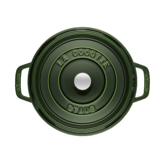 Cast iron Cocotte cooking pot, 24 cm/3.8 l, Basil - Staub