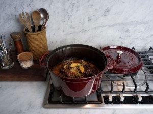 Cocotte cooking pot, cast iron, 26cm/5.2L, Grenadine - Staub