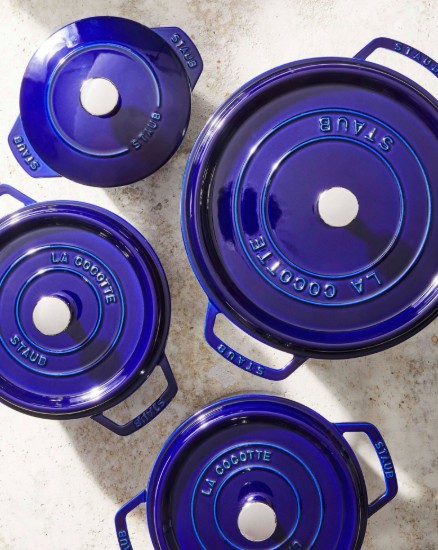 Cocotte cooking pot, cast iron, 26cm/5,2L, Dark Blue - Staub
