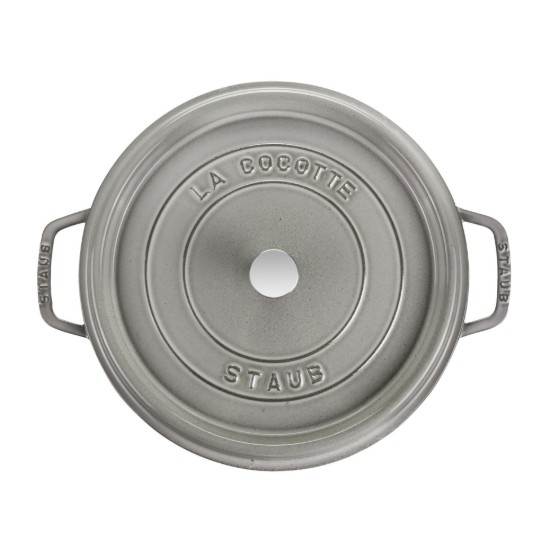 Cocotte cooking pot, cast iron, 26cm/5,2L, Graphite Grey - Staub