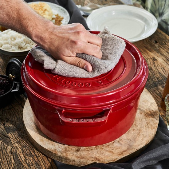 Cocotte cooking pot, cast iron, 28 cm/6.7L, Cherry - Staub