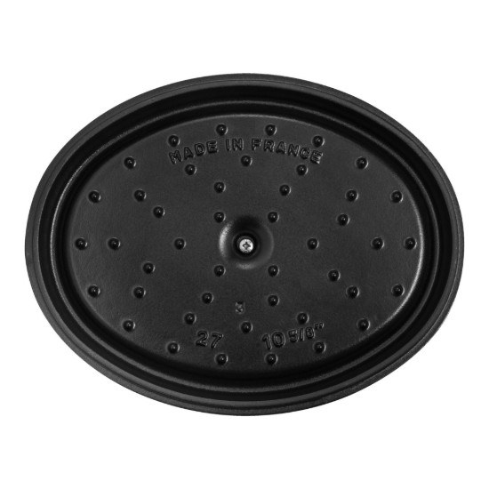 Ovaalne cocotte keedupott, malm, 27cm/3,2 l, White Truffle - Staub