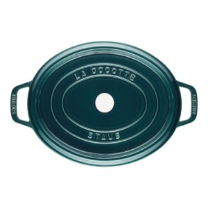 Oval Cocotte cooking pot, cast iron, 37cm/8L, "La Mer" - Staub