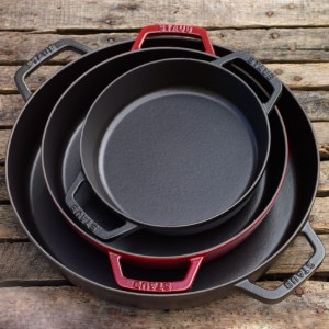 Liveni tiganj od gvožđa, 34 cm, Black - Staub