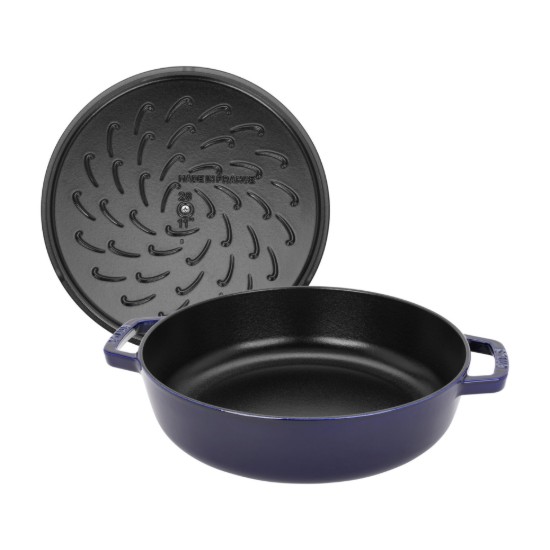 Chistera cooking pot, cast iron, 28 cm, Dark Blue - Staub