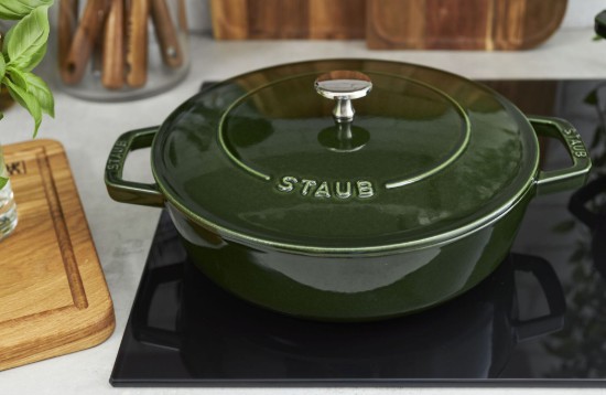 Chistera casserole dish, cast iron, 28 cm, Basil - Staub